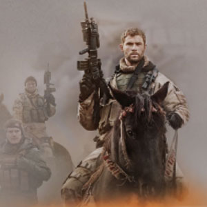 High engagement & CTR for the movie 12 Strong|Bonzai's high impact TruSkin format with animations and hot-spots|OMD Australia